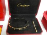 Cartier replica gioiello bracciale love oro giallo imitazione replica - immagine 7