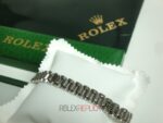 Rolex replica gioiello bracciale jubilèè oro bianco imitazione replica - immagine 10