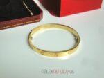 Cartier replica gioiello bracciale love oro giallo imitazione replica - immagine 12