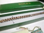 Rolex replica gioiello bracciale jubilèè acciaio oro rosa imitazione replica - immagine 5