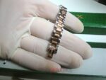 Rolex replica gioiello bracciale jubilèè acciaio oro rosa imitazione replica - immagine 6