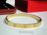 Cartier replica gioiello bracciale love oro giallo imitazione replica - immagine 3