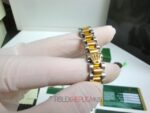 Rolex replica gioiello bracciale jubilèè acciaio oro giallo imitazione replica - immagine 10