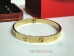 Cartier replica gioiello bracciale love oro giallo imitazione replica - immagine 4