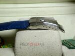 Rolex replica daydate acciaio blue strip leather orologio replica copia imitazione 4us717 - immagine 9