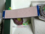 Rolex replica daydate acciaio blue strip leather orologio replica copia imitazione 4us717 - immagine 13