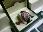 Rolex replica daydate acciaio chocolate strip leather orologio replica copia imitazione 4us718 - immagine 7