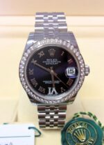 Rolex replica Datejust 31mm 178384 Diamond Bezel orologio copia - immagine 3