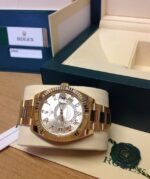 Rolex replica Sky-Dweller 326938 Oro Giallo orologio replica copia imitazione - immagine 4