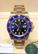 Rolex replica Submariner Date 116618LB Yellow Gold orologio copia - immagine 3