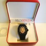 Richard Mille skull nano ceramic pro-hunter RM053 black strip rubber orologio replica copia imitazione 4us715