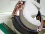 Rolex replica yacht master l rose gold SARU strip rubber rubini bezel orologio replica copia 4us726 - immagine 11