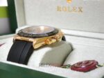 Rolex replica daytona oro giallo oysterflex ceramichon bezel orologio replica copia imitazione 4us708 - immagine 14