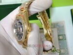 Rolex replica daydate ll oro giallo black dial barrette orologio replica copia imitazione 4us712 - immagine 19