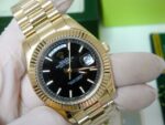 Rolex replica daydate ll oro giallo black dial barrette orologio replica copia imitazione 4us712
