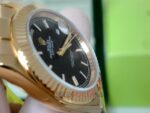 Rolex replica daydate ll oro giallo black dial barrette orologio replica copia imitazione 4us712 - immagine 22
