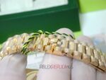 Rolex replica daydate ll full oro giallo gold dial barrette orologio replica copia imitazione 4us - immagine 15