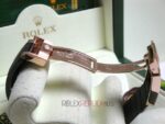 Rolex replica yacht master l rose gold SARU strip rubber rubini bezel orologio replica copia 4us726 - immagine 14