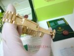 Rolex replica daydate ll full oro giallo gold dial roman orologio replica copia imitazione 4us713 - immagine 9