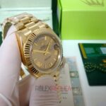 Rolex replica daydate ll full oro giallo gold dial roman orologio replica copia imitazione 4us713