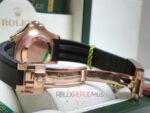 Rolex replica yacht master l rose gold SARU strip rubber rubini bezel orologio replica copia 4us726 - immagine 16
