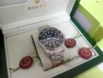 Rolex replica seadweller acciaio ceramichon d-blue orologio replica copia imitazione 4us720 - immagine 4