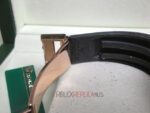 Rolex replica yacht master l rose gold SARU strip rubber rubini bezel orologio replica copia 4us726 - immagine 20
