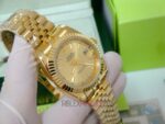 Rolex replica datejust full oro giallo gold dial barrette orologio replica copia imitazione 4us721