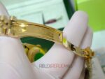 Rolex replica datejust full oro giallo gold dial barrette orologio replica copia imitazione 4us721 - immagine 6