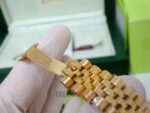 Rolex replica datejust full oro giallo gold dial barrette orologio replica copia imitazione 4us721 - immagine 9
