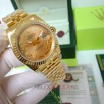 Rolex replica datejust full oro giallo gold dial roman orologio replica copia imitazione 4us723