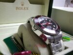 Rolex replica deepsea seadweller black out red acciaio ceramichon orologio replica copia imitazione 4us707 - immagine 4
