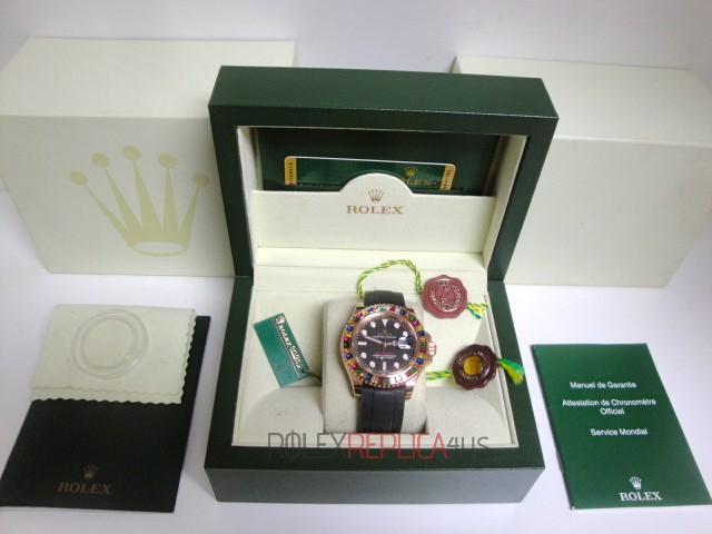 virtuemart_product_1rolex-replica-orologi-copie-lusso-imitazione-orologi-di-lusso64 Rolex replica yacht master l rose gold SARU strip rubber rubini bezel orologio replica copia 4us726 - immagine 1