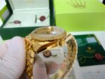 Rolex replica datejust full oro giallo gold dial roman orologio replica copia imitazione 4us723 - immagine 6