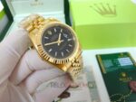 Rolex replica datejust full oro giallo black dial barrette orologio replica copia imitazione 4us725
