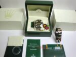 Rolex replica deepsea seadweller black out yellow acciaio ceramichon orologio replica copia imitazione 4us708 - immagine 3