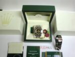 Rolex replica deepsea seadweller black out yellow acciaio ceramichon orologio replica copia imitazione 4us708 - immagine 4