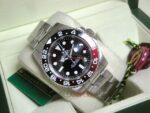 Rolex replica GMT master II rosso nero ceramichon new basilea orologio replica copia imitazione 4us727 - immagine 11