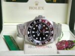 Rolex replica GMT master II rosso nero ceramichon new basilea orologio replica copia imitazione 4us727 - immagine 12