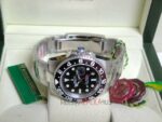 Rolex replica GMT master II rosso nero ceramichon new basilea orologio replica copia imitazione 4us727 - immagine 5