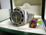 Rolex replica deepsea seadweller black out yellow acciaio ceramichon orologio replica copia imitazione 4us708 - immagine 11