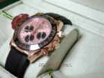 Rolex replica daytona rose gold oysterflex ceramichon bezel orologio replica copia imitazione 4us709 - immagine 5