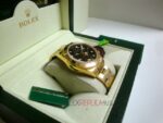 Rolex replica daytona oro giallo black dial orologio replica copia imitazione 4us728 - immagine 12