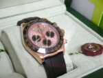 Rolex replica daytona rose gold oysterflex ceramichon bezel orologio replica copia imitazione 4us709 - immagine 11