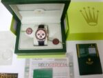 Rolex replica daytona rose gold oysterflex ceramichon bezel orologio replica copia imitazione 4us709 - immagine 7