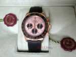 Rolex replica daytona rose gold oysterflex ceramichon bezel orologio replica copia imitazione 4us709 - immagine 9