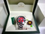 Rolex replica daytona vintage paul newman 6263 california red dial dial orologio replica copia 4us705 - immagine 4