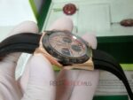 Rolex replica daytona rose gold oysterflex ceramichon bezel orologio replica copia imitazione 4us709 - immagine 12