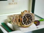 Rolex replica daytona oro giallo black dial orologio replica copia imitazione 4us728 - immagine 10