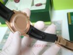 Rolex replica daytona rose gold oysterflex ceramichon bezel orologio replica copia imitazione 4us709 - immagine 16
